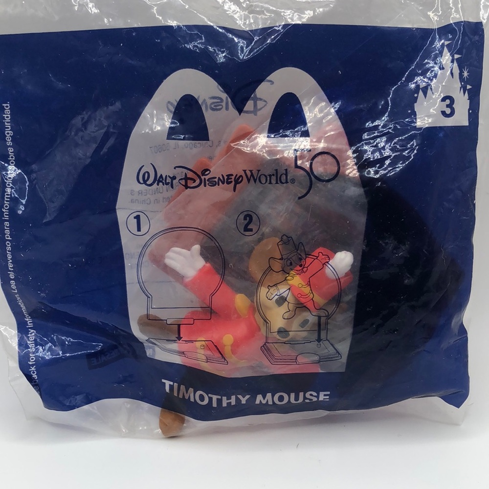 2021 Timothy Mouse Disney 50th Anniversary McDonald’s Happy Meal Toy